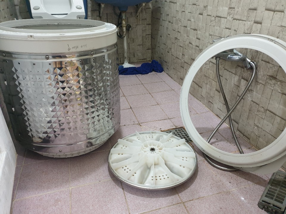 세탁기 내통 세척 후